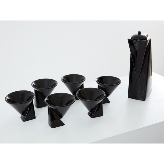 Image 1 of Servizio da caffè in ceramica vintage di Pierre Casenove per Studio Salins, 1980