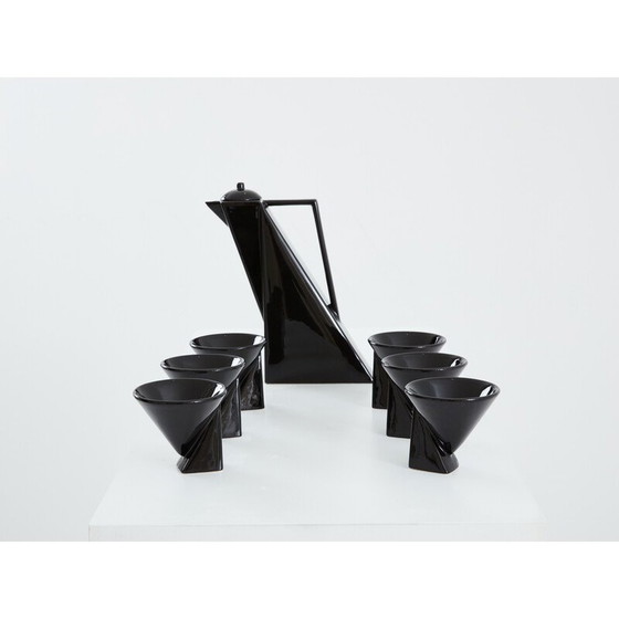Image 1 of Servizio da caffè in ceramica vintage di Pierre Casenove per Studio Salins, 1980