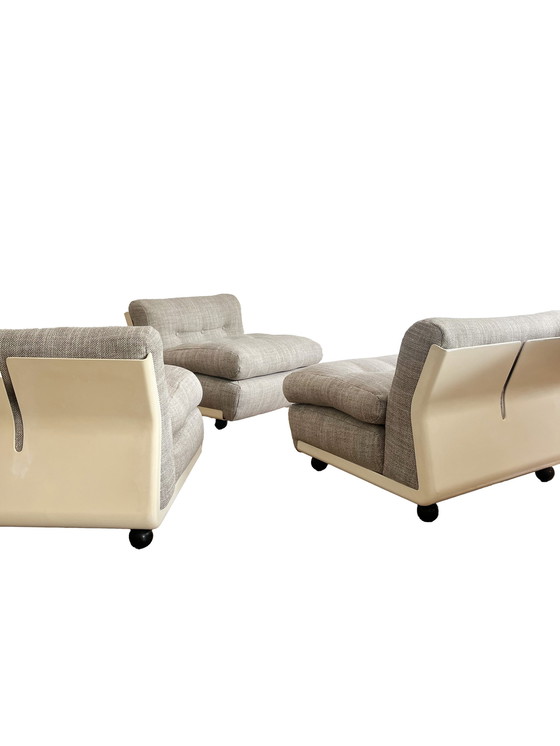 Image 1 of 3X B&B Italia Model Amanta Modular Sofa By Mario Bellini