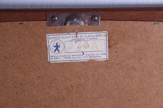 Image 1 of Miroir vintage avec commode flottante