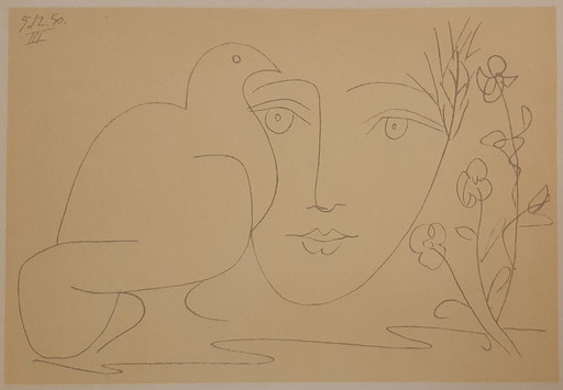 le Visage de la Paix. No.3 - Pablo Picasso