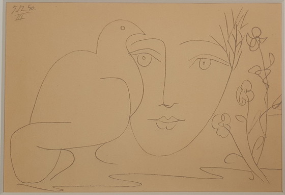 Image 1 of le Visage de la Paix. No.3 - Pablo Picasso