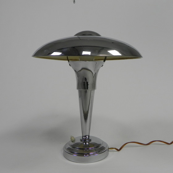 Image 1 of ART DECO DESK LAMP, MUSHROOM LAMP