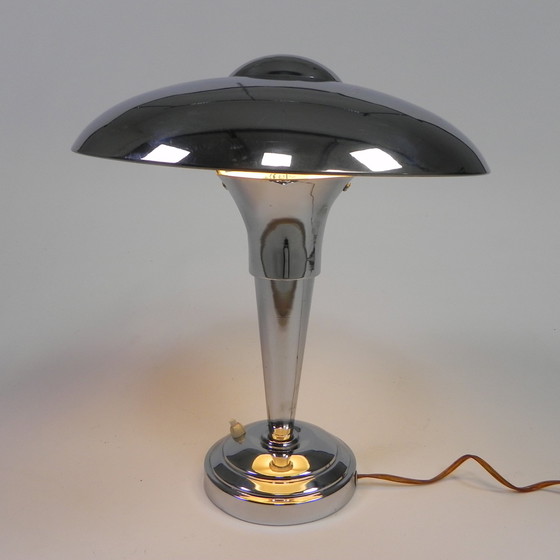 Image 1 of ART DECO DESK LAMP, MUSHROOM LAMP