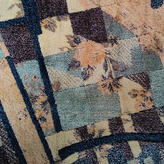 Image 1 of 1990 Magnifique tapis de Giorgetto Giugiaro pour Paracchi. Pure laine. Fabriqué en Italie