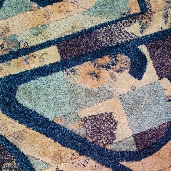 Image 1 of 1990 Magnifique tapis de Giorgetto Giugiaro pour Paracchi. Pure laine. Fabriqué en Italie