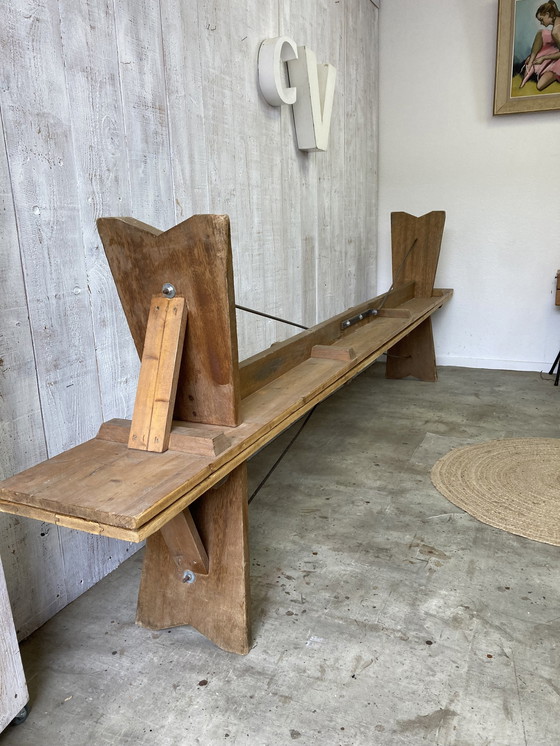 Image 1 of Pair Of Farm Benches 3 Meters