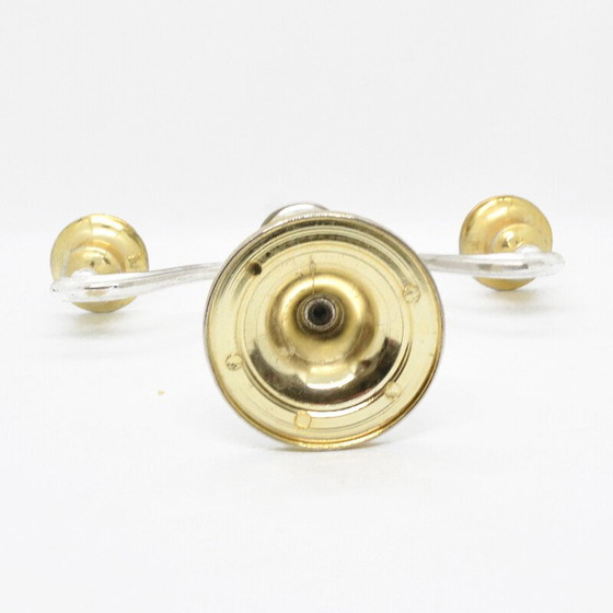 Image 1 of Vintage three-branched plated candlestick