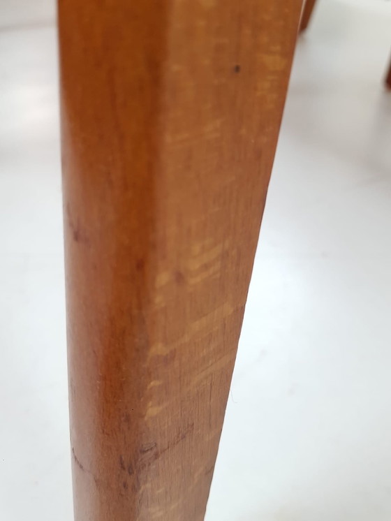 Image 1 of 8 Danish vintage farstrup chairs | newly upholstered off-white