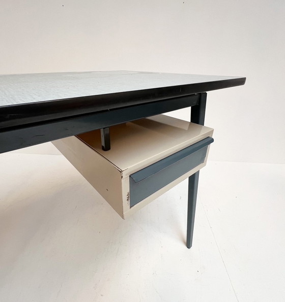 Image 1 of Industrial Metal Marko Desk, 1960'S