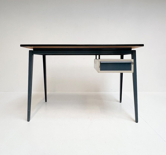 Image 1 of Industrial Metal Marko Desk, 1960'S