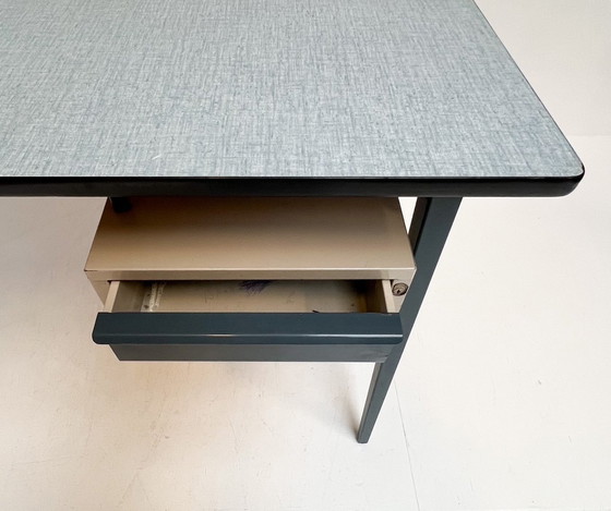 Image 1 of Industrial Metal Marko Desk, 1960'S