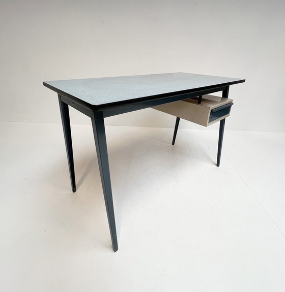 Image 1 of Industrial Metal Marko Desk, 1960'S