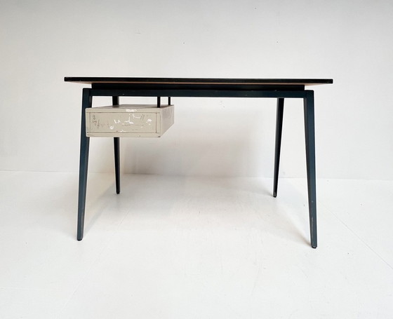 Image 1 of Industrial Metal Marko Desk, 1960'S