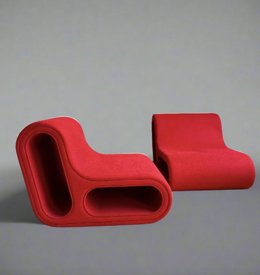 Set Of 2 Hay - The Other One Lounge Chairs By Leif Jörgensen