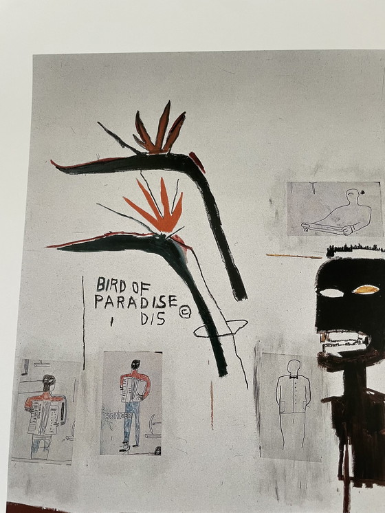 Image 1 of Jean Michel-Basquiat  (1960-1988), Bird Of Paradise, 1985, Copyright Estate Of Jean-Michel Basquiat, Licensed By Artestar N