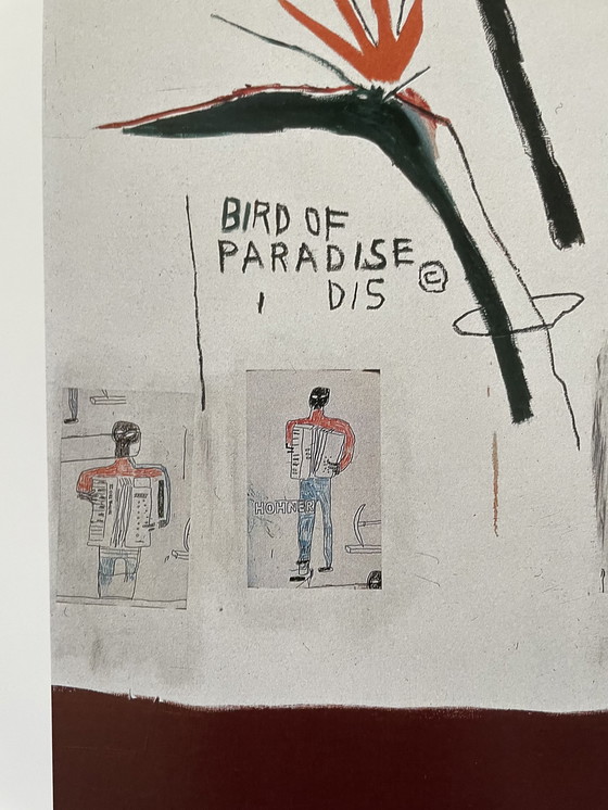 Image 1 of Jean Michel-Basquiat  (1960-1988), Bird Of Paradise, 1985, Copyright Estate Of Jean-Michel Basquiat, Licensed By Artestar N