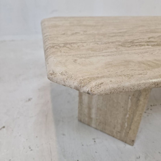 Image 1 of Italian vintage travertine coffee table
