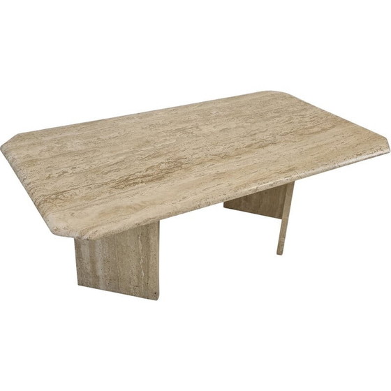 Image 1 of Italian vintage travertine coffee table