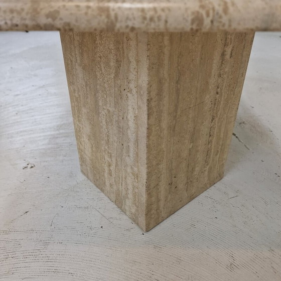 Image 1 of Italian vintage travertine coffee table