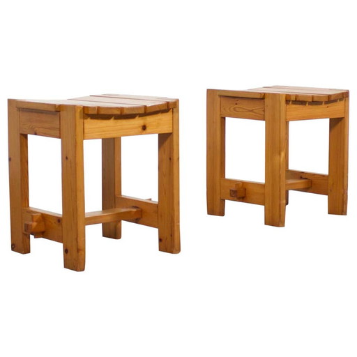 2x Slat Stools