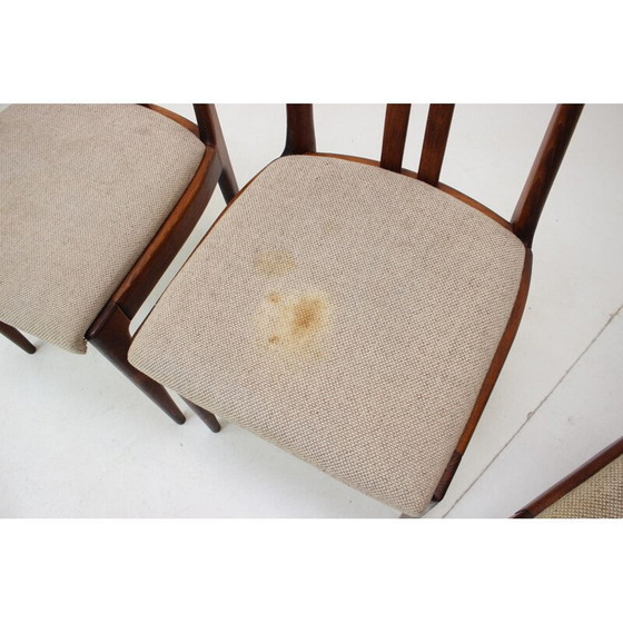 Image 1 of Set di 4 sedie da pranzo vintage di Drevotvar, Cecoslovacchia, anni '70