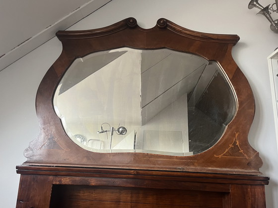 Image 1 of Antique Hall Mirror