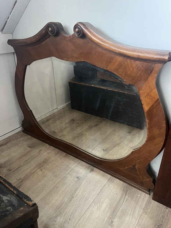 Image 1 of Antique Hall Mirror