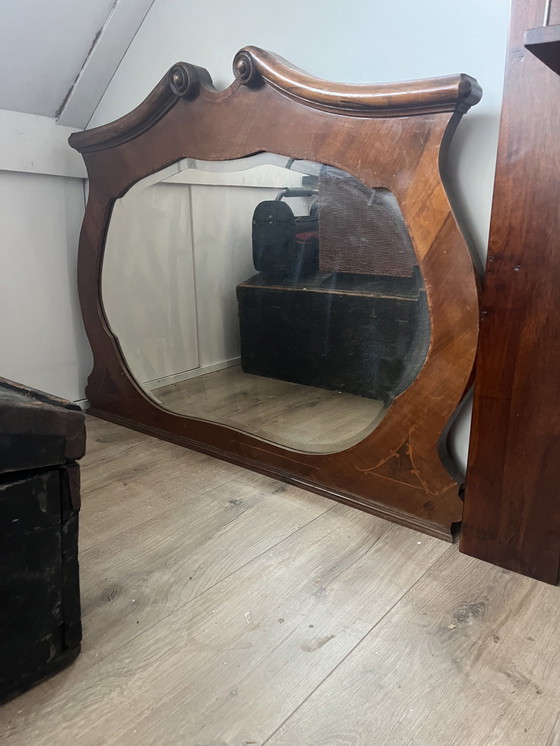 Image 1 of Antique Hall Mirror