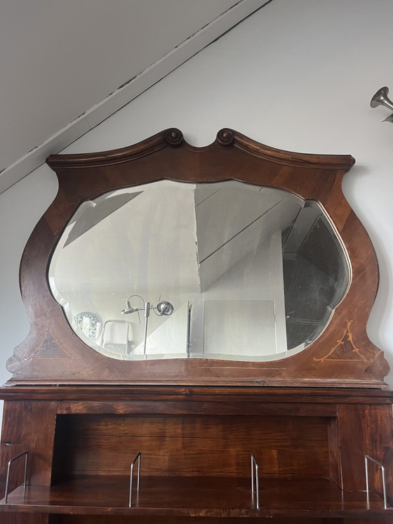 Image 1 of Antique Hall Mirror