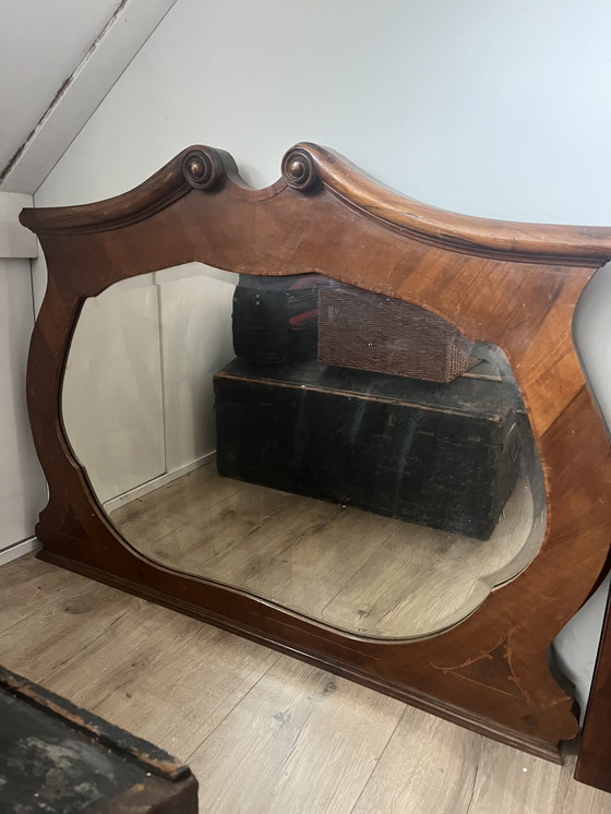 Image 1 of Antique Hall Mirror