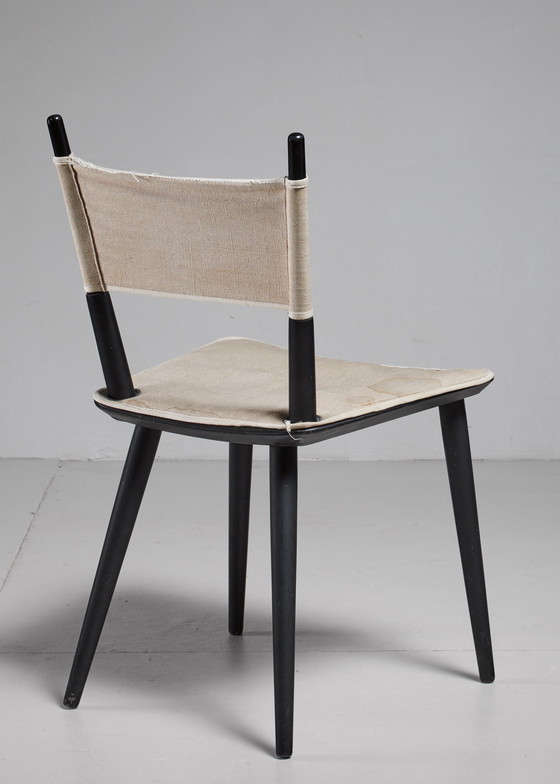 Image 1 of Morgen Baekman J108 Side Chair, Denmark, 1950s