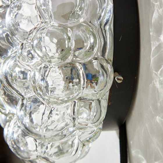 Image 1 of Vintage bubbled glass wall lamp by Helena Tynell for Limburg, 1960
