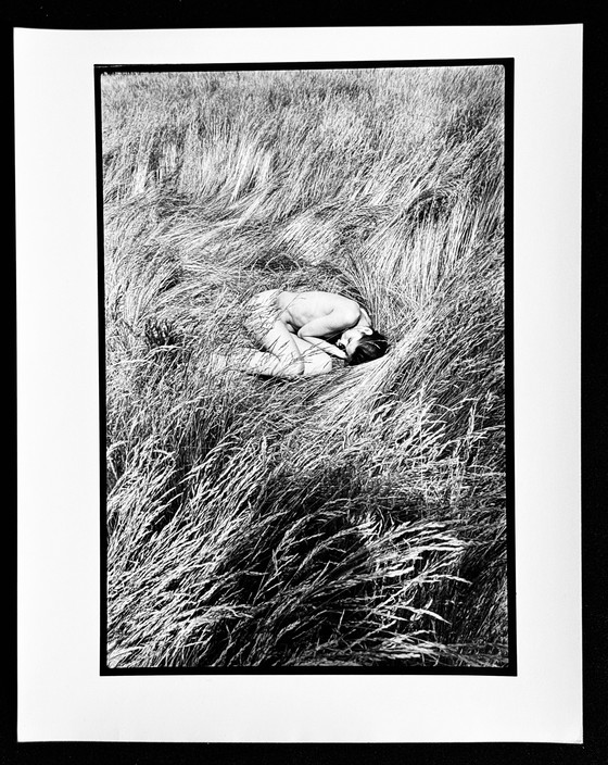 Image 1 of Michel Pinel 1949-2022 Superb Nude Photo "Fetal Position" From 1985