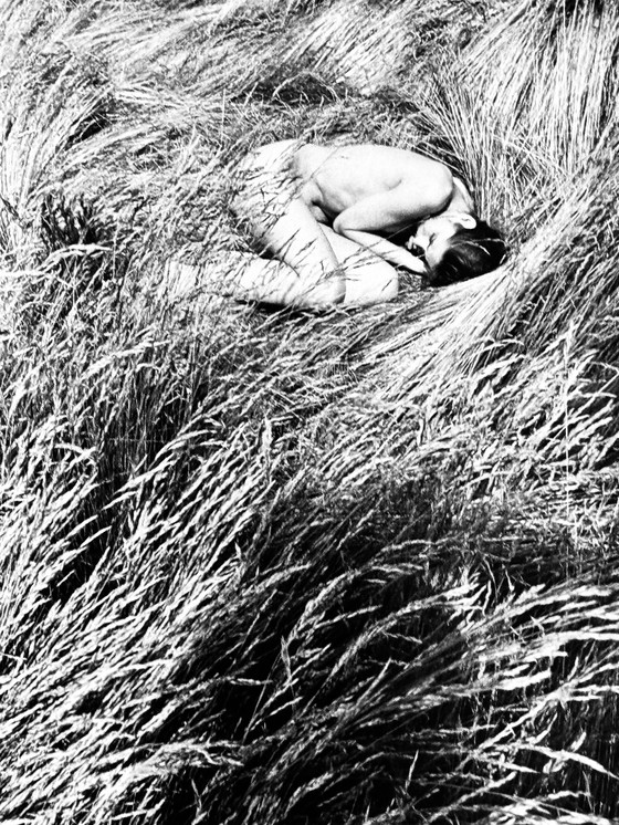 Image 1 of Michel Pinel 1949-2022 Superb Nude Photo "Fetal Position" From 1985