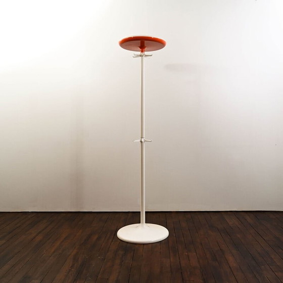 Image 1 of Vintage coat rack in white lacquered metal, France