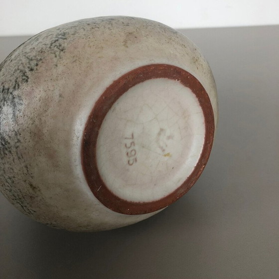 Image 1 of Vaso in ceramica colorata astratta vintage di Karlsruher Majolika, Germania 1950