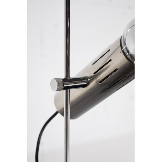 Image 1 of Pair of vintage lamps model A4 in steel and marble by Alain Richard, 1950