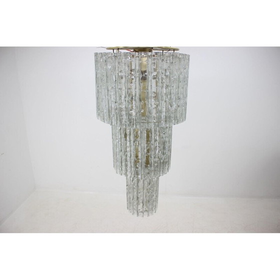 Image 1 of Vintage glass chandelier, Austria 1960