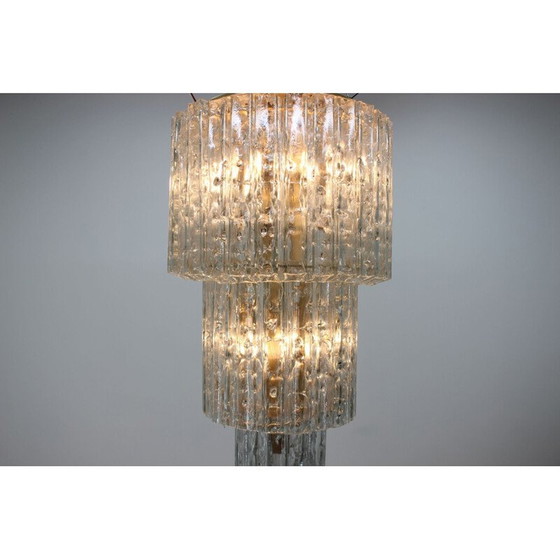 Image 1 of Vintage glass chandelier, Austria 1960