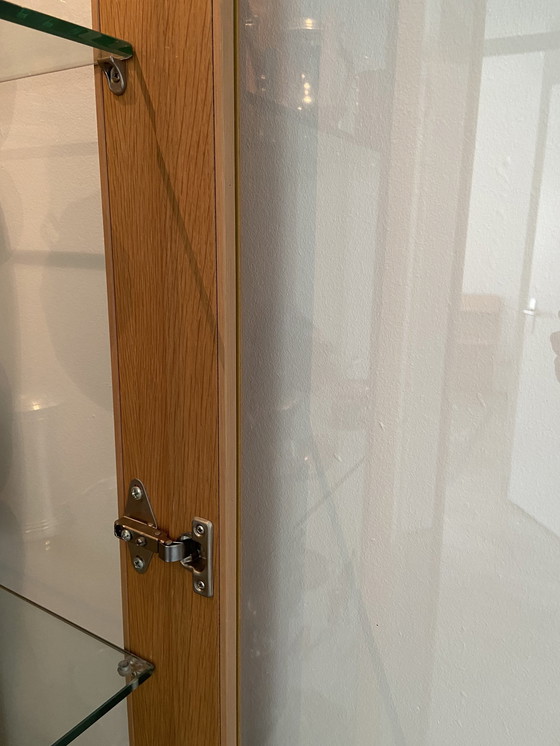 Image 1 of Leolux Light Oak Display Cabinet