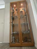 Leolux Light Oak Display Cabinet