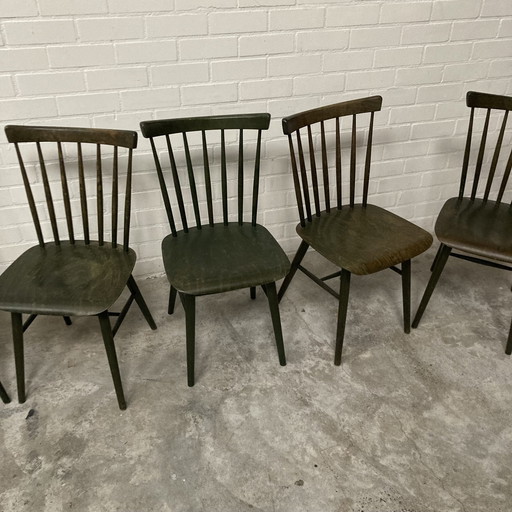 5X Ligna Bar Chair And 1X Ligna Stool