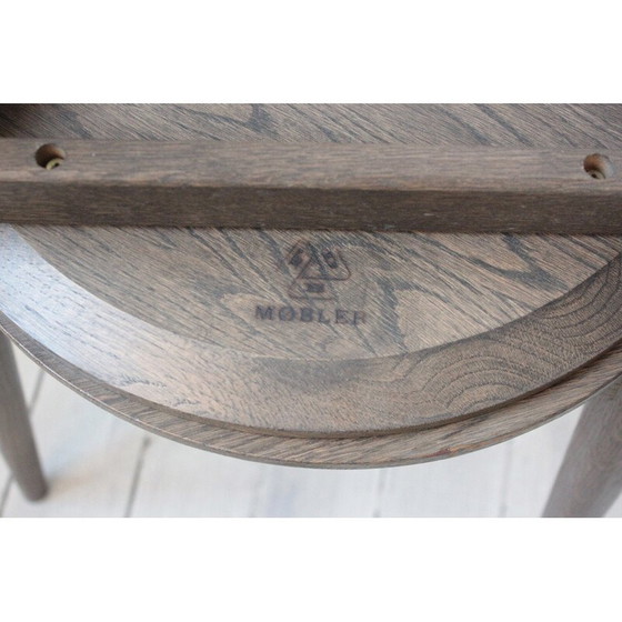 Image 1 of Pair of vintage stools model J160 by Lundgaard Weigelt for Fdb Møbler, Denmark