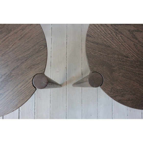 Image 1 of Pair of vintage stools model J160 by Lundgaard Weigelt for Fdb Møbler, Denmark