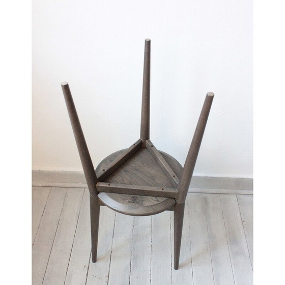 Image 1 of Pair of vintage stools model J160 by Lundgaard Weigelt for Fdb Møbler, Denmark