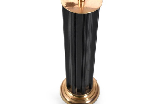 Image 1 of Danish Bakelite and Brass Table Lamp, 1930s