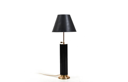 Danish Bakelite and Brass Table Lamp, 1930s