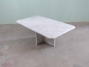 Vintage elegant Carrara marble coffee table