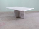 Vintage elegant Carrara marble coffee table